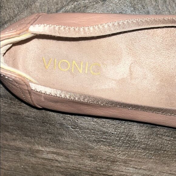 Vionic Tan Ballet Flats Minimalist Design - Picture 5 of 5